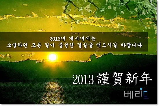 2013 근하신년